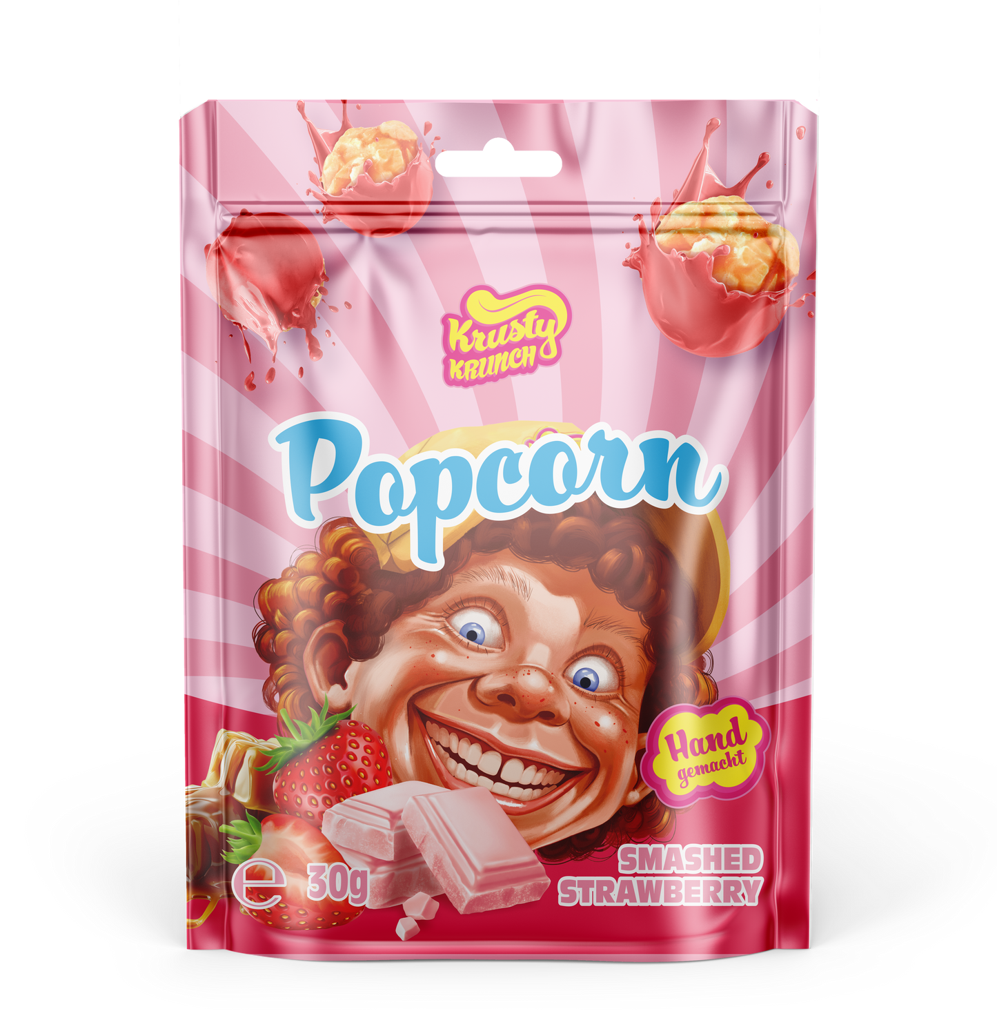 Krusty Krunch Popcorn Smashed Strawberry