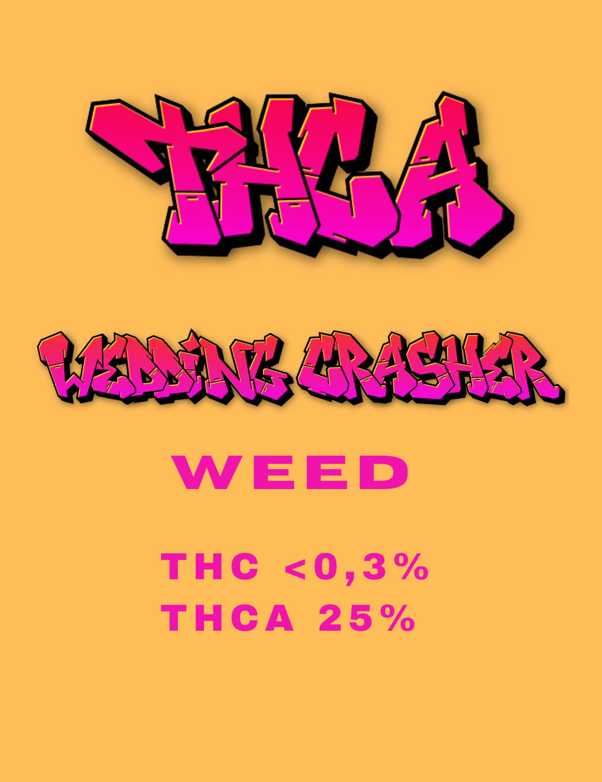 THCA Weed Wedding Crasher