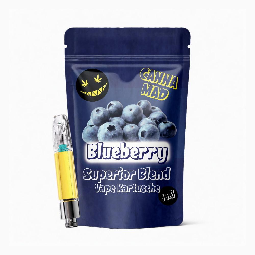 Canna Mad Blueberry 1ml Superior Blend Cartridge | Premium Vape Hemp Express Canna Mad Blueberry 1ml Superior Blend Cartridge | Premium Vape Hemp Express