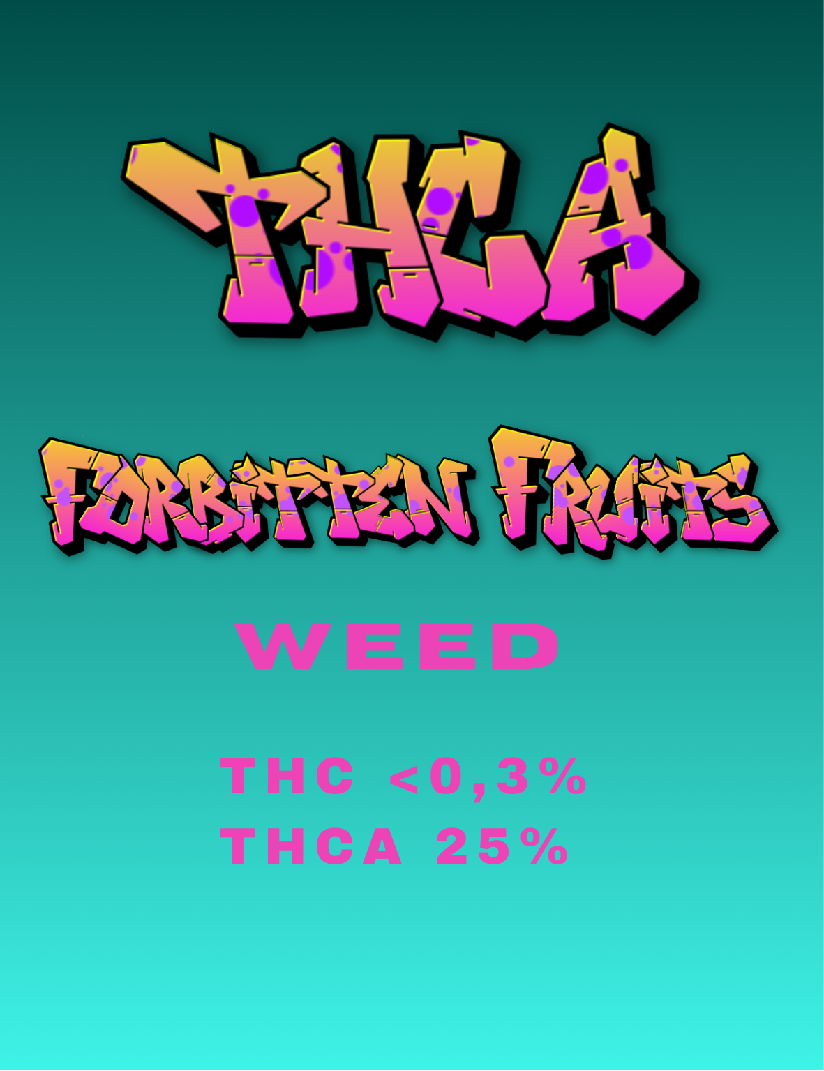 THCA Weed Forbitten Fruits 25%