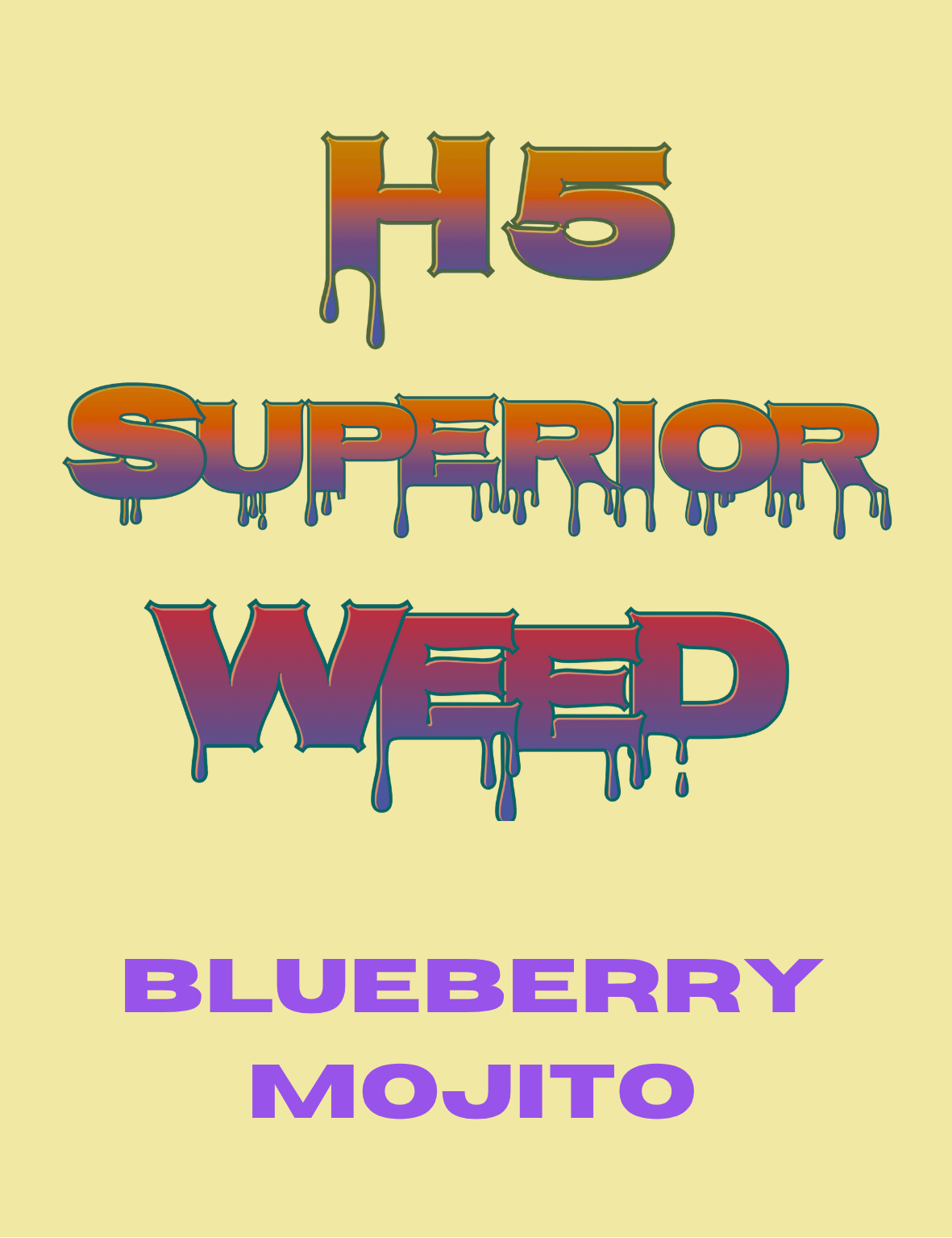 „H5 Superior Blend Blueberry Mojito Blüten – Premium CBD Hanfblüten mit fruchtig-frischem Terpenprofil von Hemp Express"