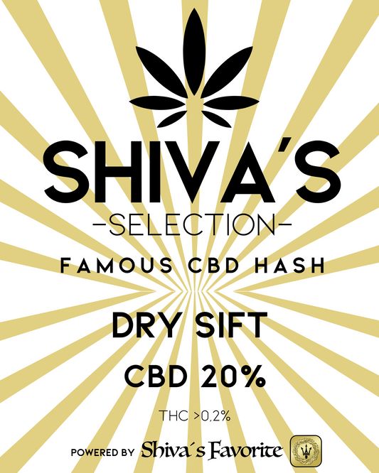 SHIVA´S SELECTION Dry Sift - CBD Hash 20%