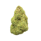 Amnesia Cryo THCA Blüte – dicht mit Kief bestaubter, hellgrüner Bud mit gleichmäßiger Trichomschicht auf weißem Hintergrund, Hemp Express