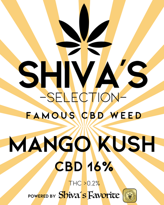 SHIVA´S SELECTION Mango Kush - CBD Blüten 16%