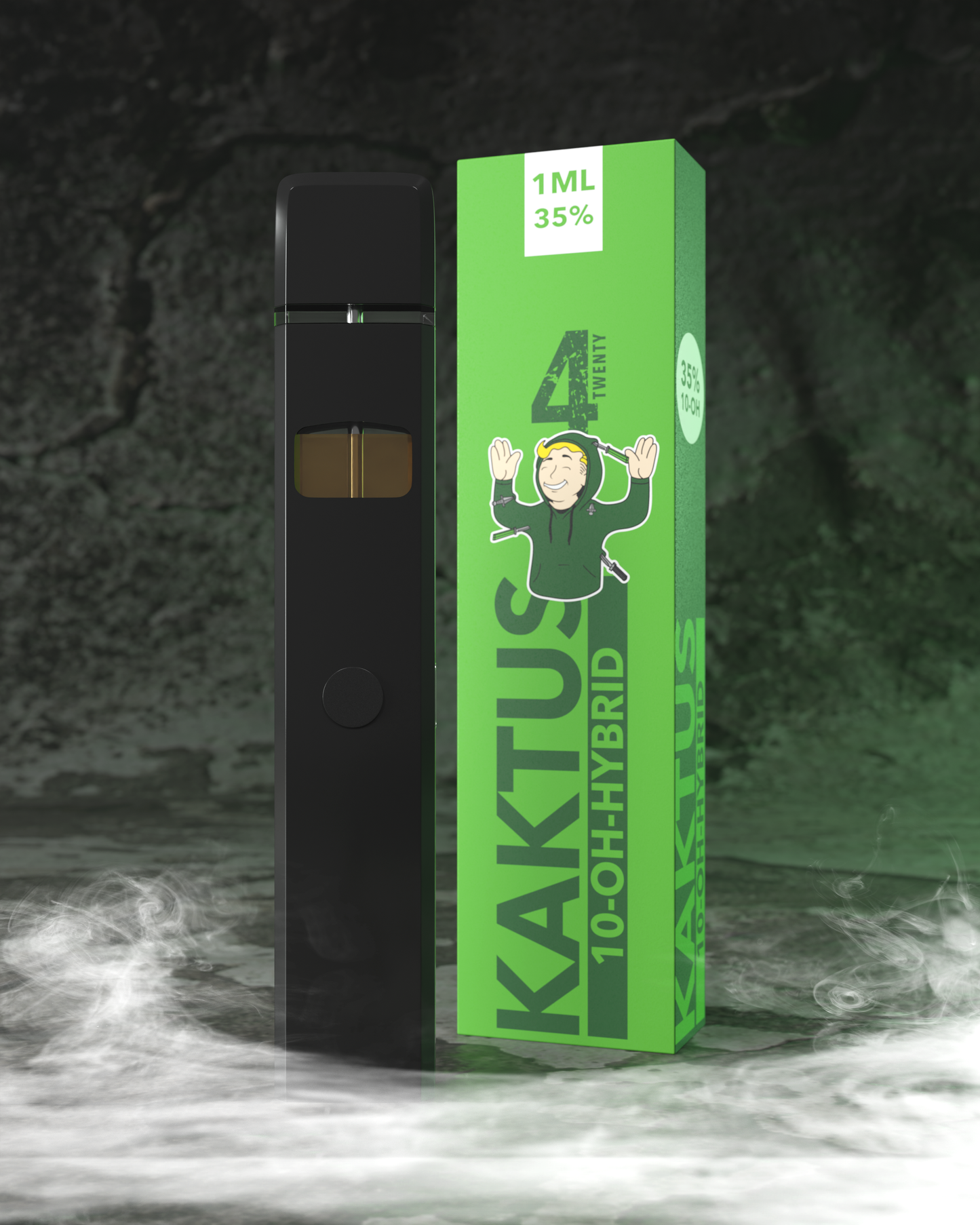 4TWENTY 10-OH Vape Pen Kaktus 1ml- 35% NEU!