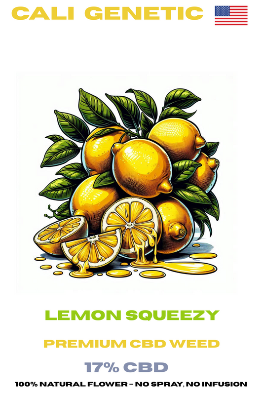 CALI Genetic Lemon Sqeezy - Premium CBD Blüten 3,5g