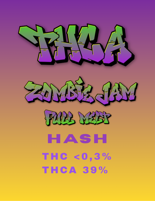 THCA Hash Zombie Jam Full Melt 39%