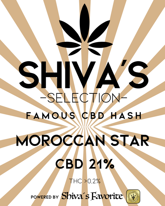 SHIVA´S SELECTION Moroccan Star - CBD Hash 21%