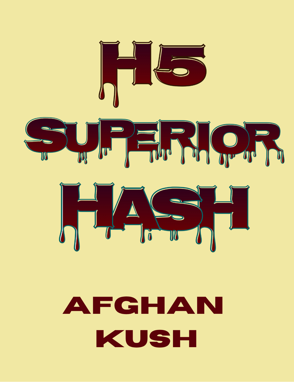 „H5 Superior Blend Afghan Kush Hash – Premium CBD Haschisch mit erdiger Kush-Tiefe und würzig-harzigem Aroma von Hemp Express"