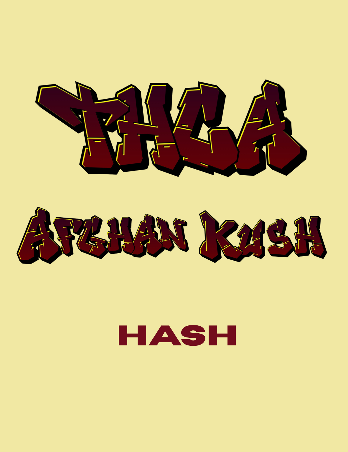 THCA Hash – Afghan Kush