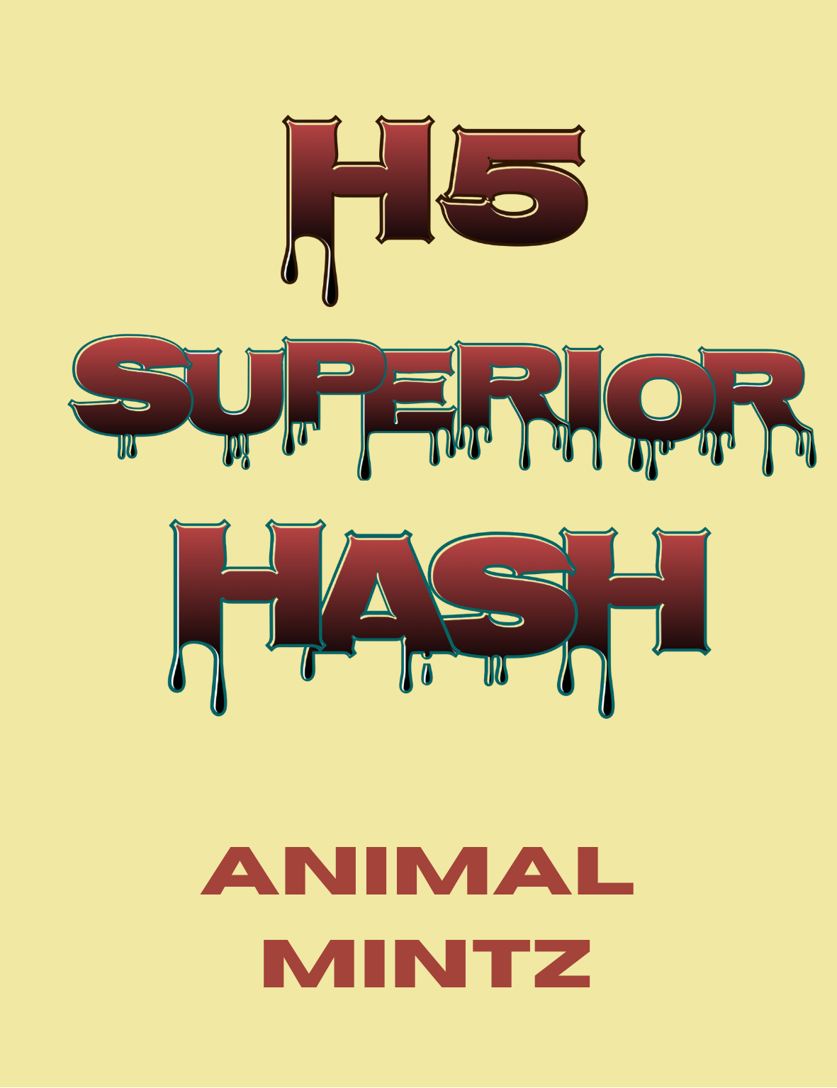 „H5 Superior Blend Animal Mintz Hash – Premium CBD Haschisch mit erdiger Tiefe und kühler Minzfrische von Hemp Express"