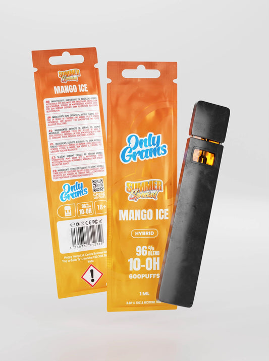 Only Grams 10-OH Vape Pen MANGO ICE 1ml, 96%