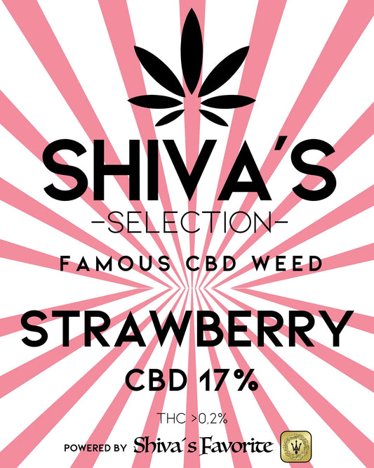 SHIVA´S SELECTION  Strawberry - CBD Blüten 17%