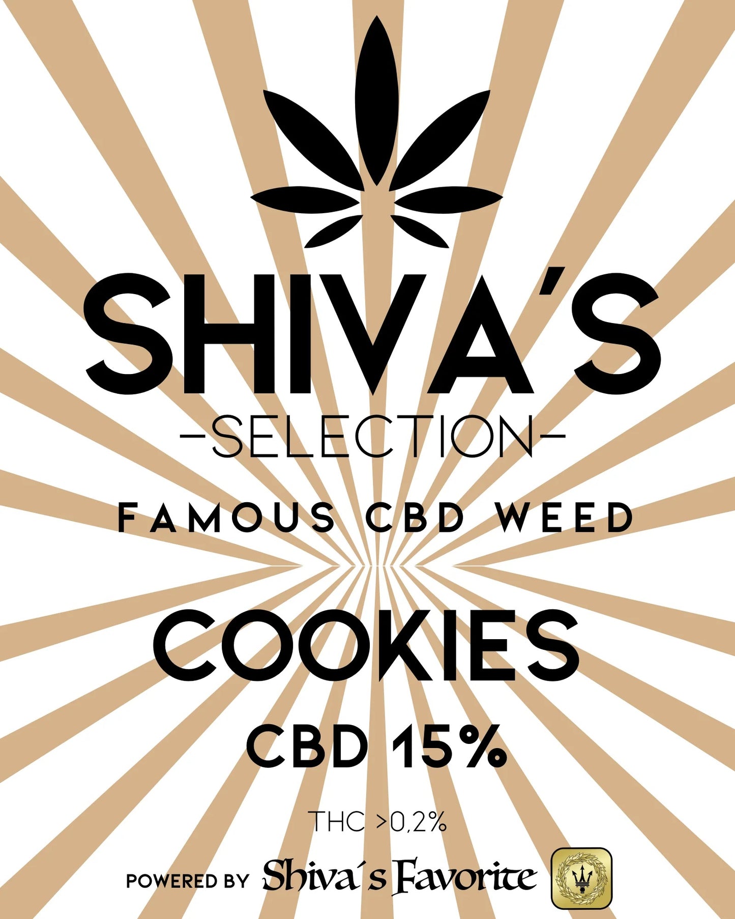 SHIVA´S SELECTION  Cookies - CBD Blüten 15%