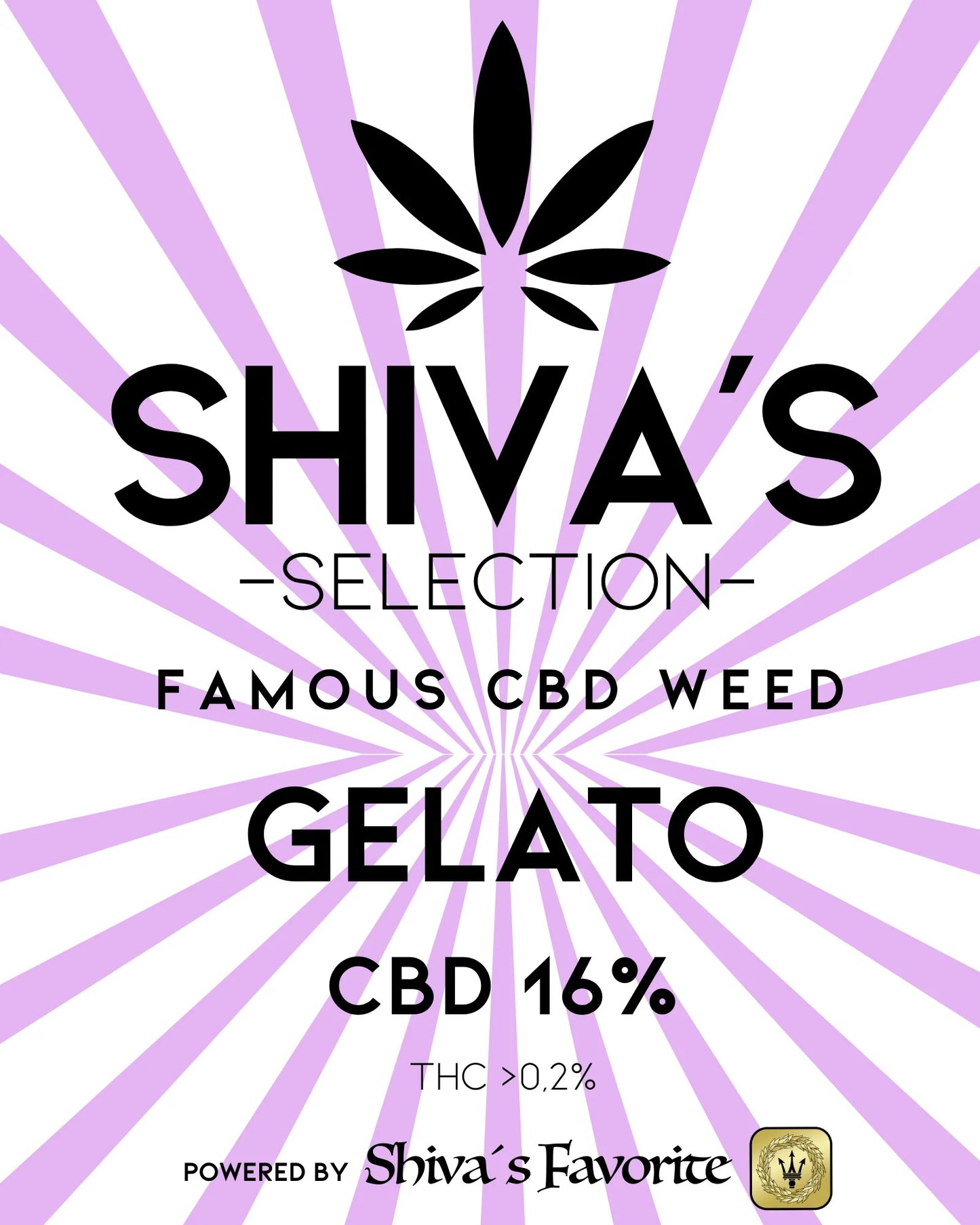 SHIVA´S SELECTION  Gelato - CBD Blüten 16%