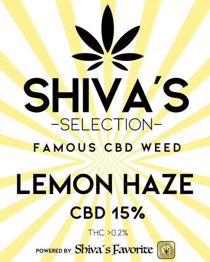 SHIVA´S SELECTION Lemon Haze - CBD Blüten 15%