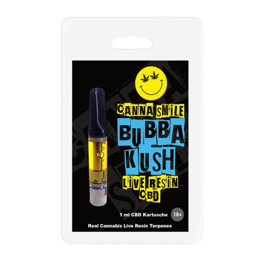 Canna Smile Bubba Kush Live Resin CBD Kartusche