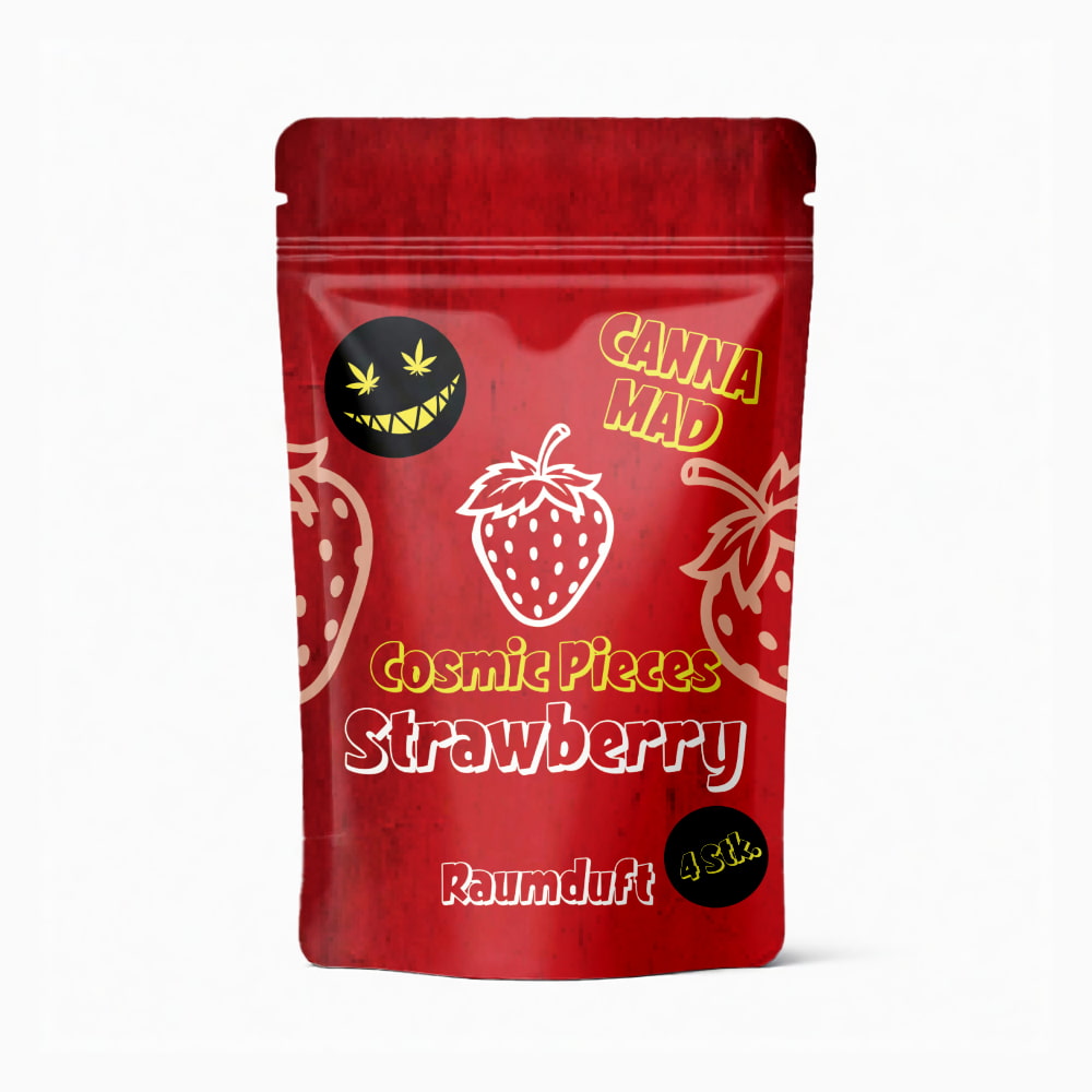 Canna Mad Cosmic Pieces Strawberry – 4 Pieces mit intensivem Erdbeer-Aroma