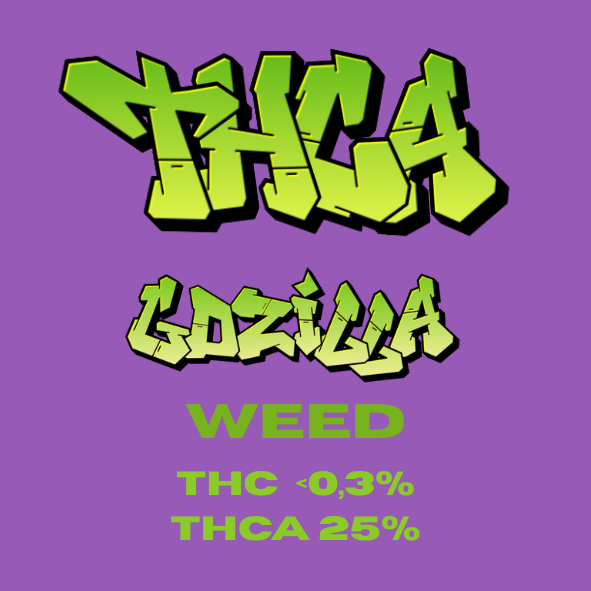 THCA Weed GOZILLA 25%