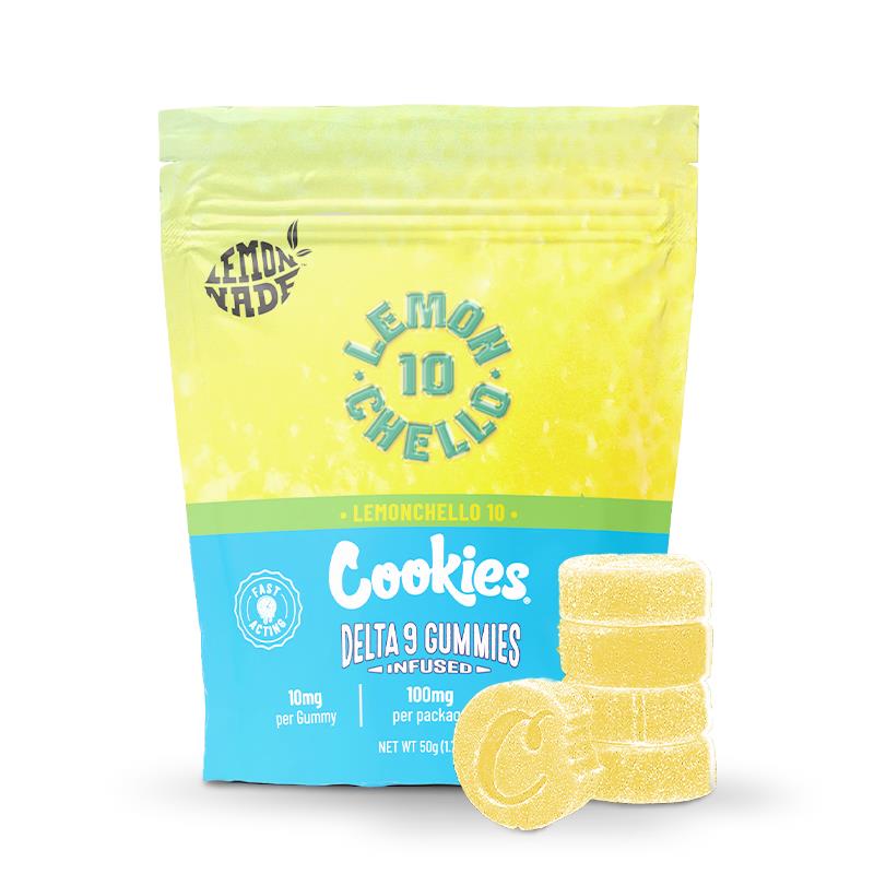 COOKIES Delta 9 Gummies infused - Lemon Chello 10