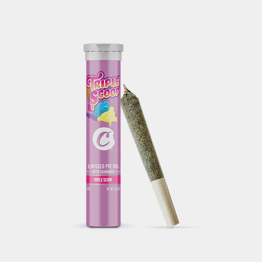 Cookies Infused Pre-Rolls 1g Triple Scoop