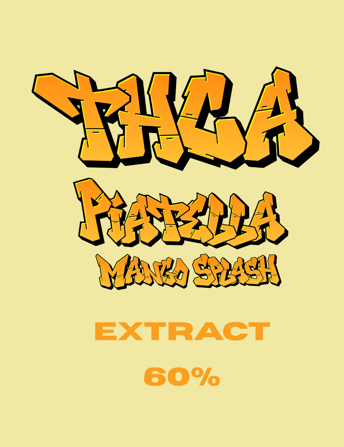 THCA Hash – Piatella Mango Splash Extrakt