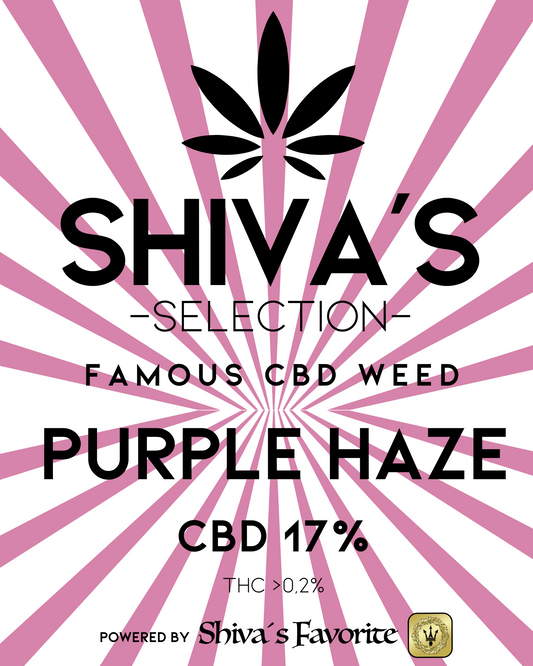 SHIVA´S SELECTION Purple Haze - CBD Blüten 17%