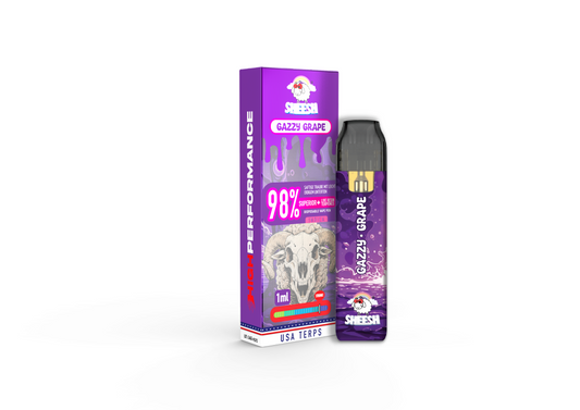 SHEESH Disposable Vape Gazzy Grape – 98% Superior Blend  - Indica