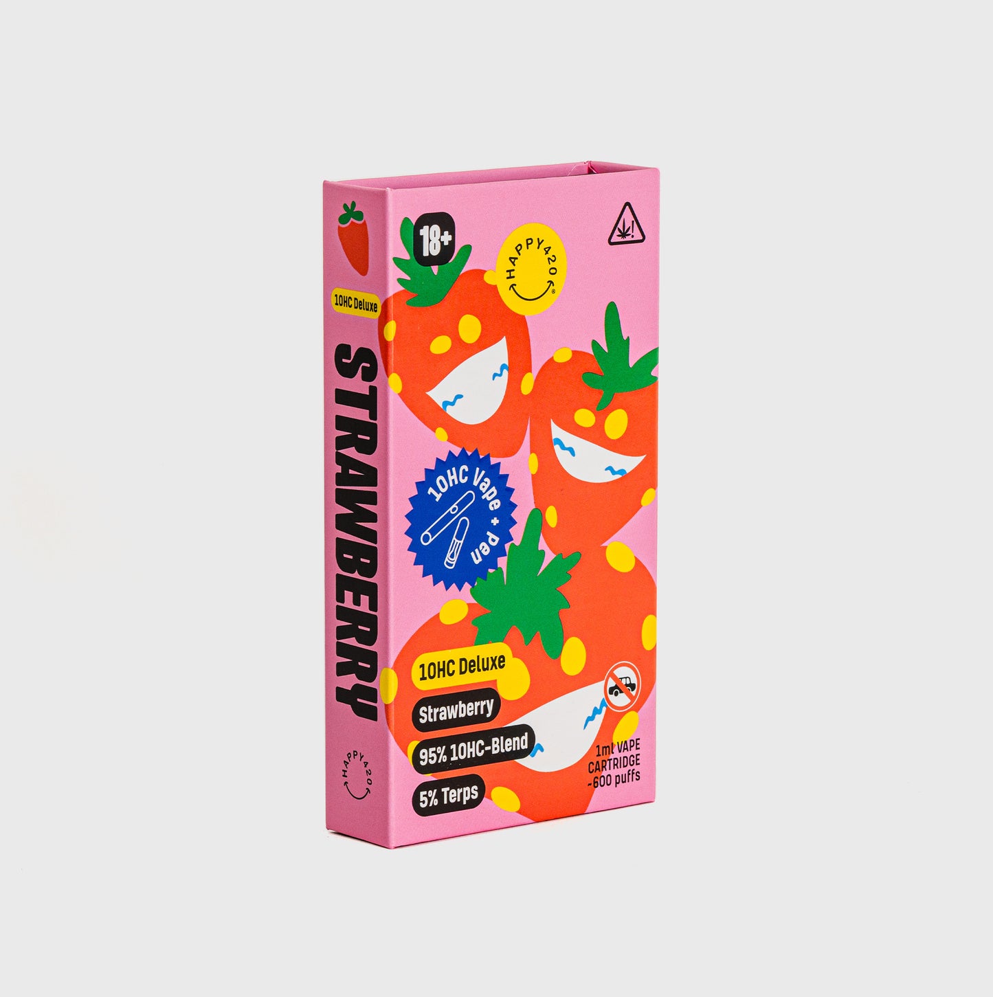 Ultimate 10HC Vape Box - Strawberry 1ml - inklusive Akkuträger