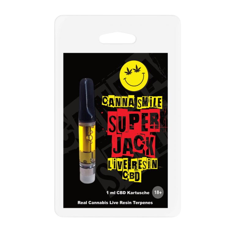 Canna Smile Super Jack Live Resin CBD Kartusche