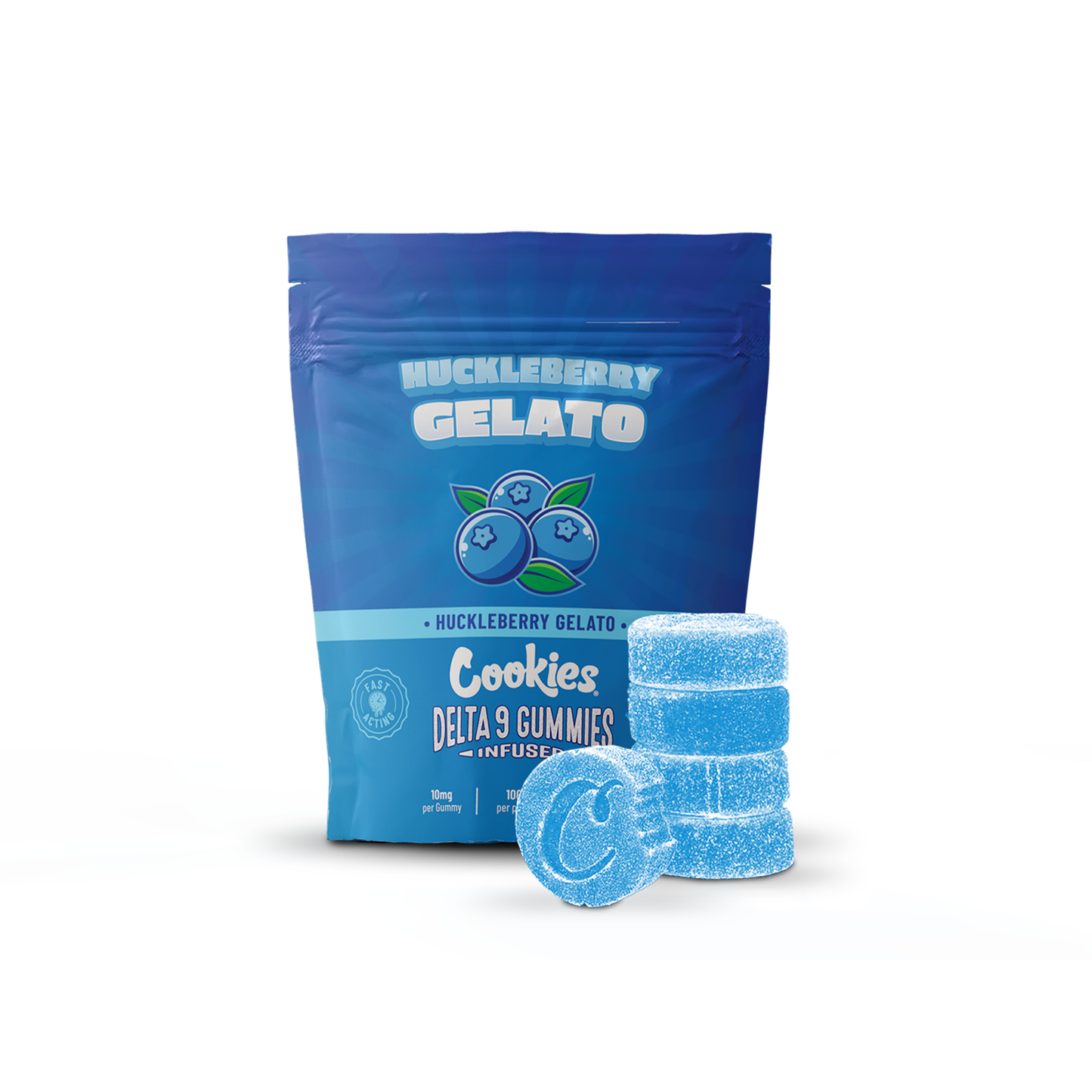 COOKIES Delta 9 Gummies infused - Huckleberry Gelato