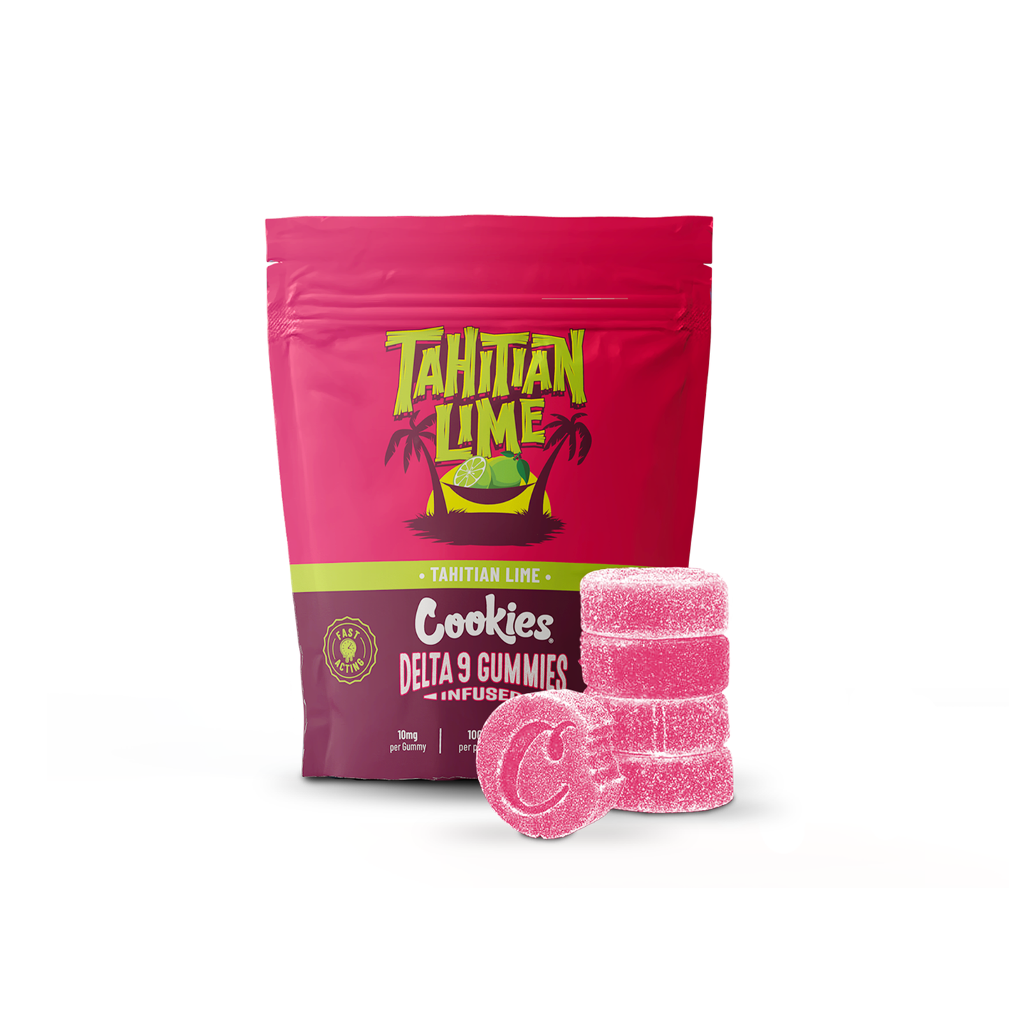 COOKIES Delta 9 Gummies infused - Tahitian Lime